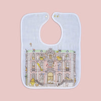 Atelier Choux Monceau Mansion Large Bib (Gold Snaps)