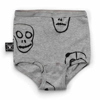 NUNUNU Girls Skull Mask Panty Set