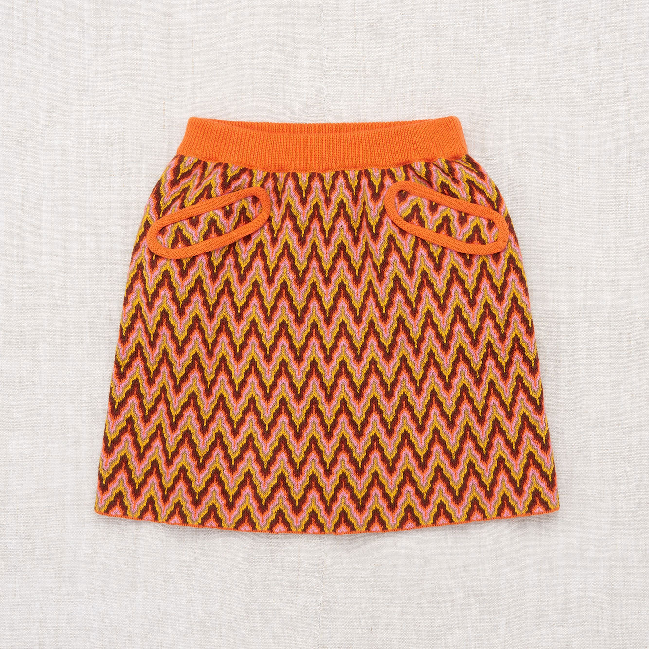 Anita Skirt in Poppy Patch Iced Coffe