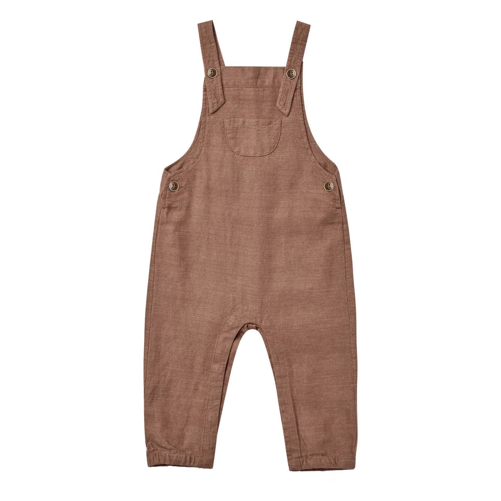 RYLEE AND CRU DENIM SHORTALLS STONE main image 1