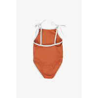 Fin and Vince Terrocotta Ribbed Swimsuit