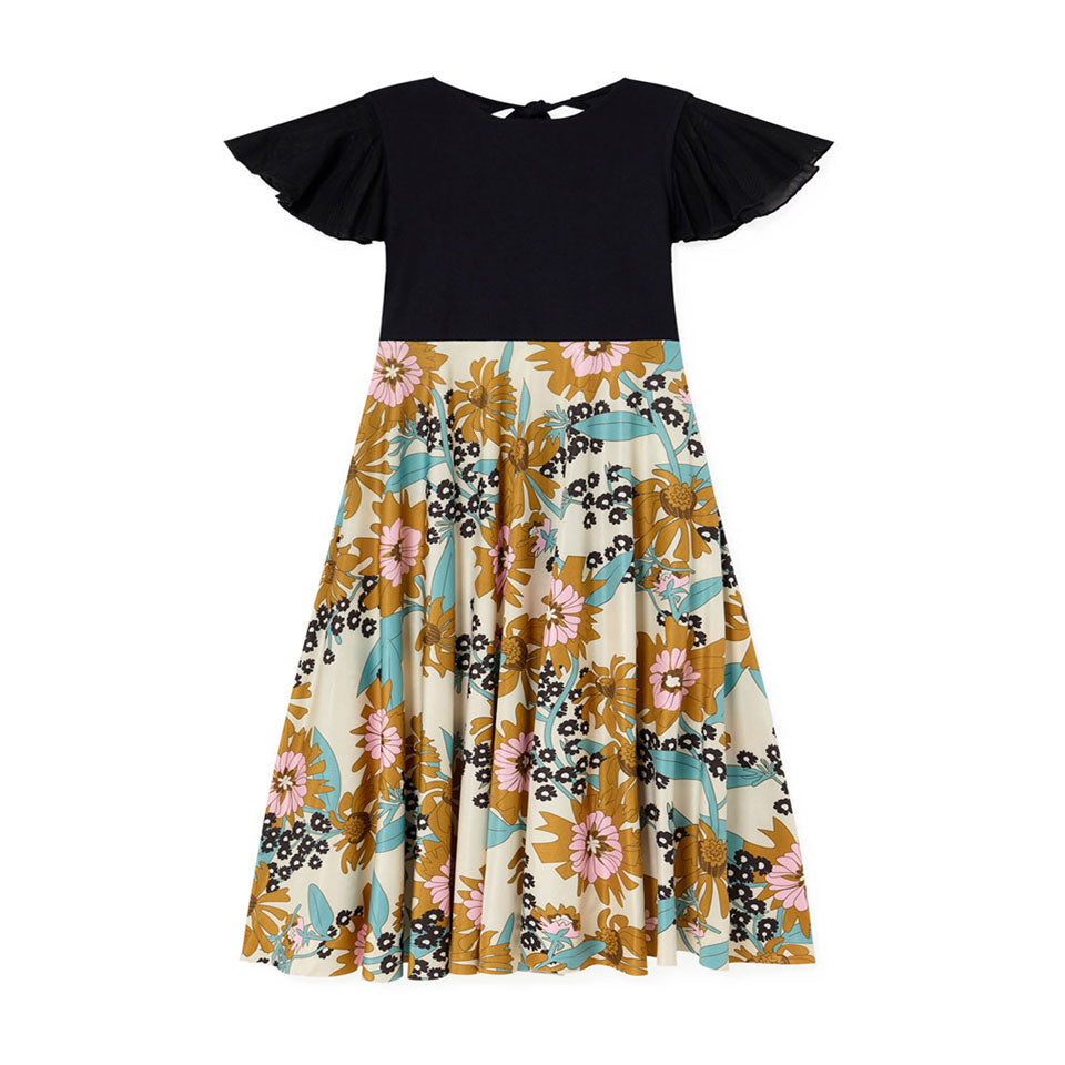 Little Creative Factory Flower Print Hawaii Cape Dress Ladida Little Creative Factory Flower Print Hawaii Cape Dress Ladida
