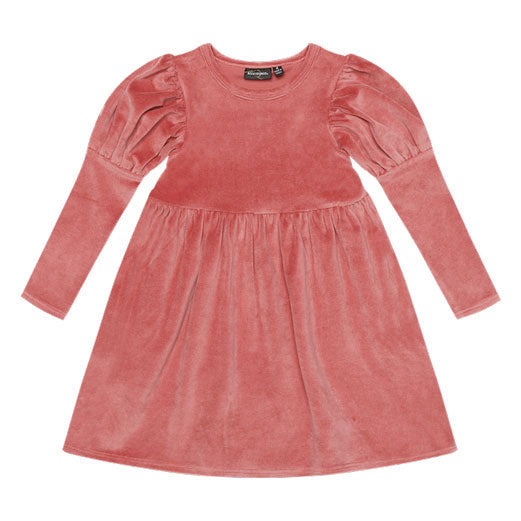 Rock Your Baby Dark Pink Corduroy Dress – Ladida