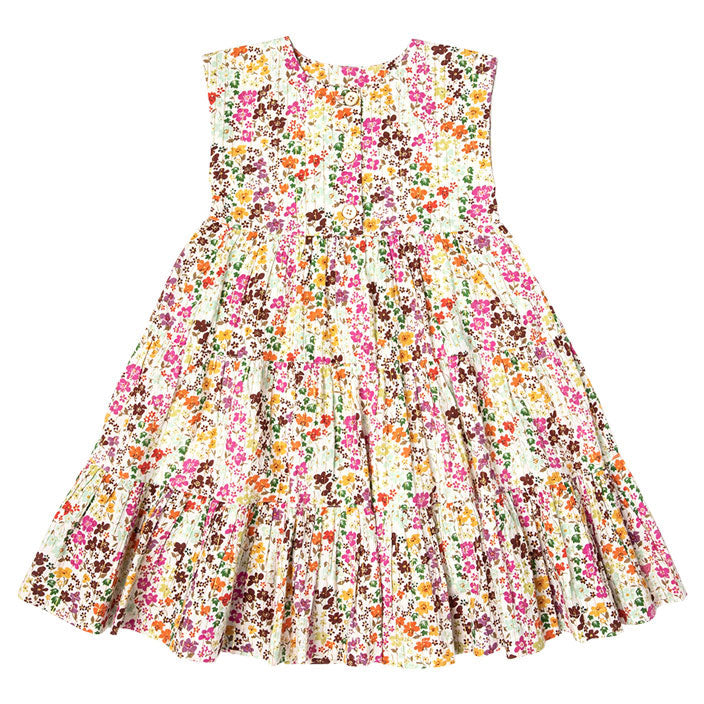Pink Chicken Rue Dress - Multi Ditsy Floral Ladida Pink Chicken Rue Dress - Multi Ditsy Floral Ladida