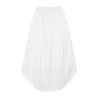 Little Creative Factory White Crushed Cotton Skirt