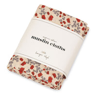 Konges Slojd accessories OS Konges Slojd Poppy 3 Pack Muslin Cloth