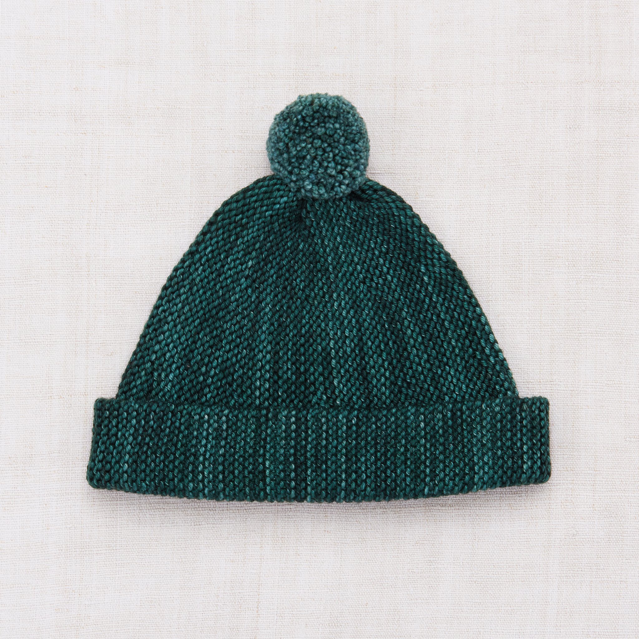Misha and Puff Garter Hat - Peacock – Ladida