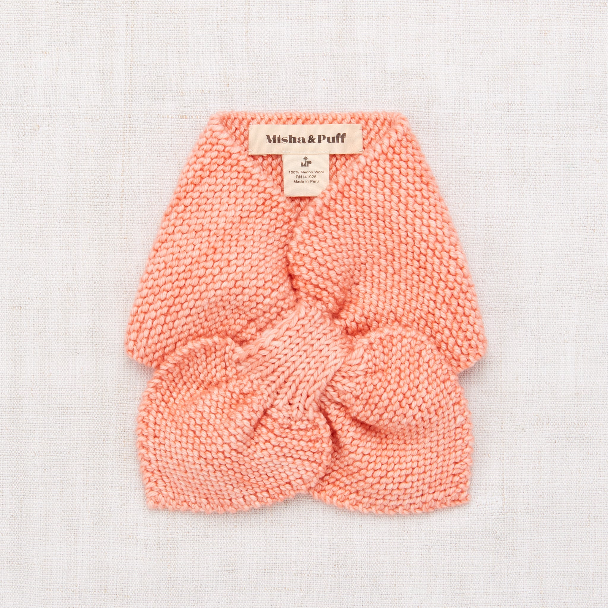 【新品】Misha&Puff sledding scarf fox Misha---Puff-Child-Sledding-