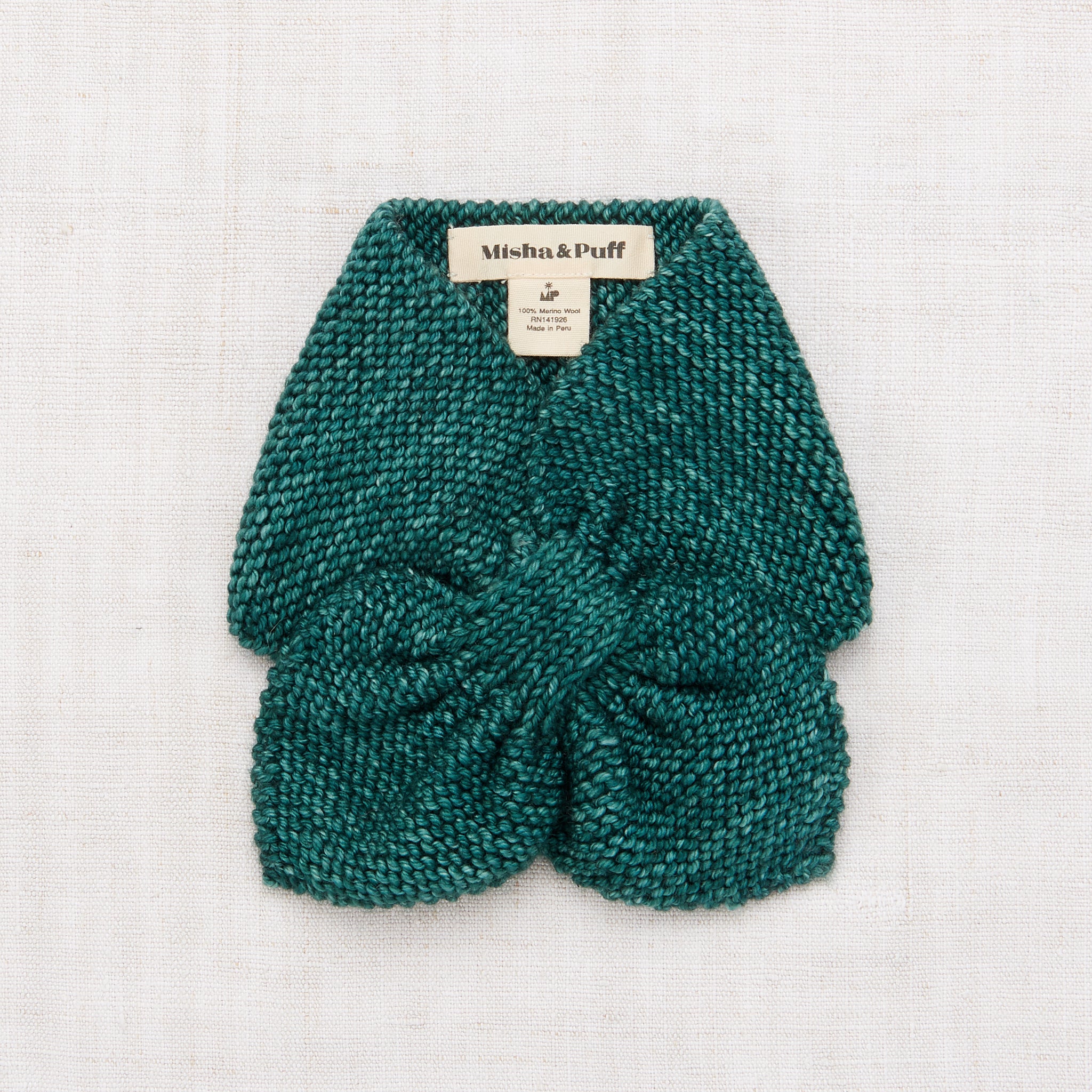 Misha and Puff Sledding Scarf - Peacock – Ladida