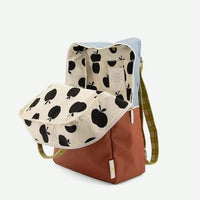 Sticky Lemon Blueberry/Willow Brown/Pear Green Colourblocking Large Backpack