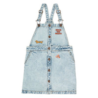 Tiny Cottons dresses Tiny Cottons Snowy Blue Denim Dress
