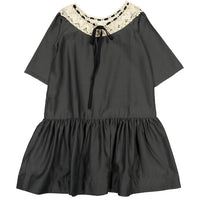 Venera Arapu dresses Venera Arapu Slate Peter Pan Dropwaist Dress