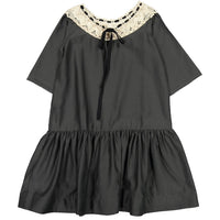 Venera Arapu dresses Venera Arapu Slate Peter Pan Dropwaist Dress