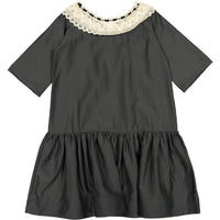 Venera Arapu dresses Venera Arapu Slate Peter Pan Dropwaist Dress