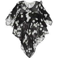 Venera Arapu tops and tees Venera Arapu Dot Asymmetrical Top