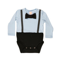 Wauw Capow bodysuits Wauw Capow Light Blue Dexter Bodysuit