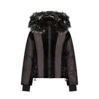 Scotch Bonnet x Ladida Black Two Toned Puffer Coat