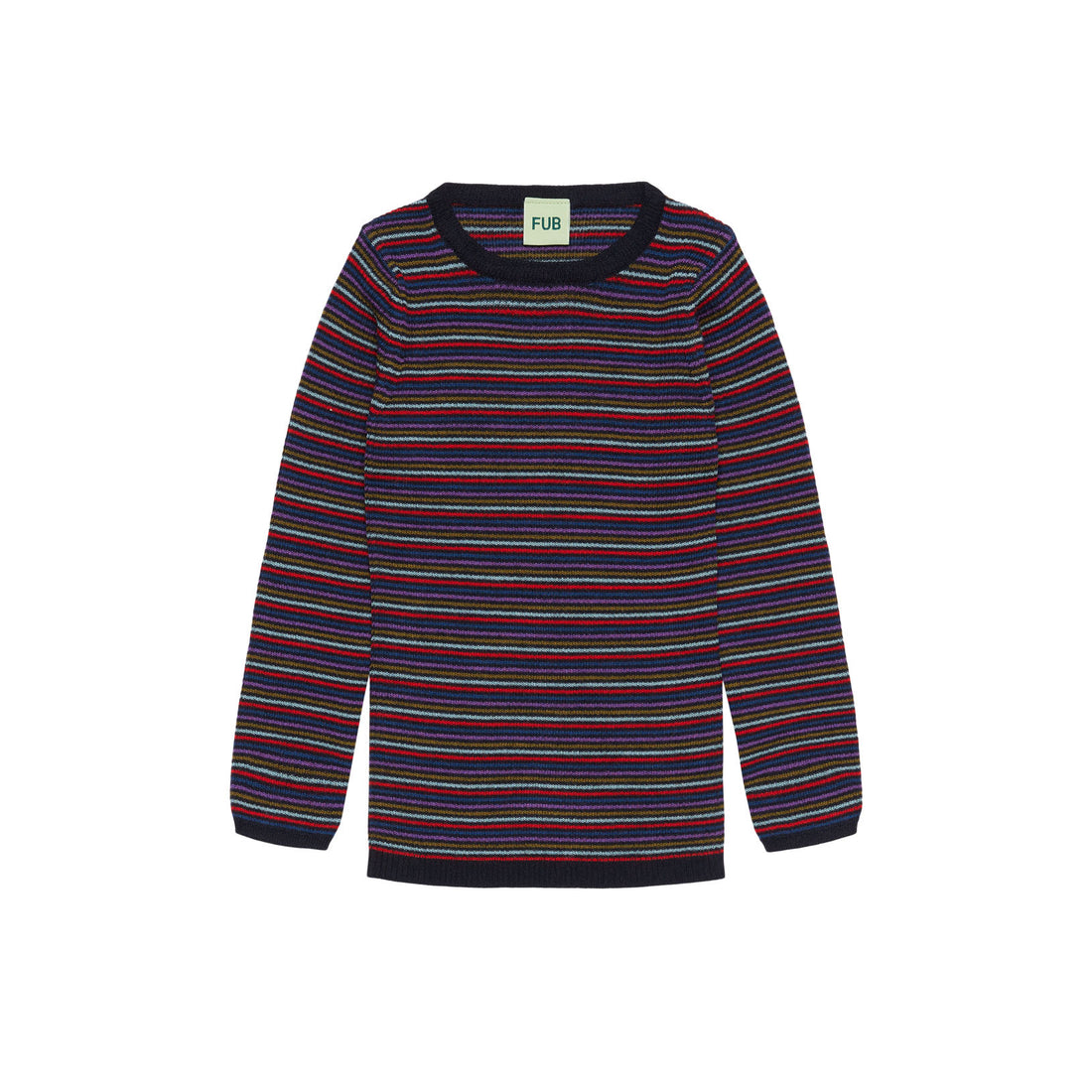 FUB Multi Stripe Rib Sweater