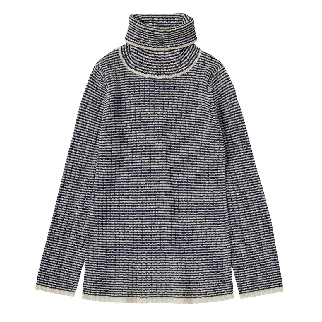 FUB Ecru/Dark Navy Rollneck Pullover