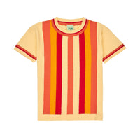FUB Vanilla Striped Front Top