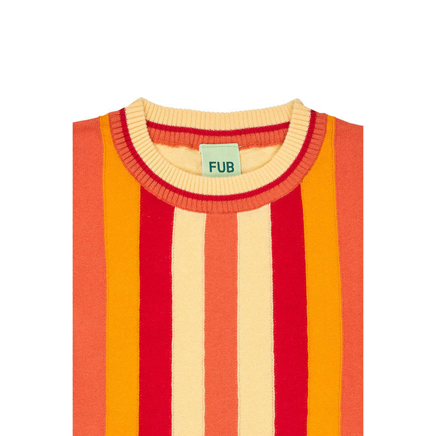 FUB Vanilla Striped Front Top