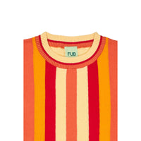 FUB Vanilla Striped Front Top