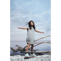Marni Grey Ruffle Sides Dress