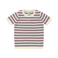 FUB Ecru/Dark Navy Striped Top
