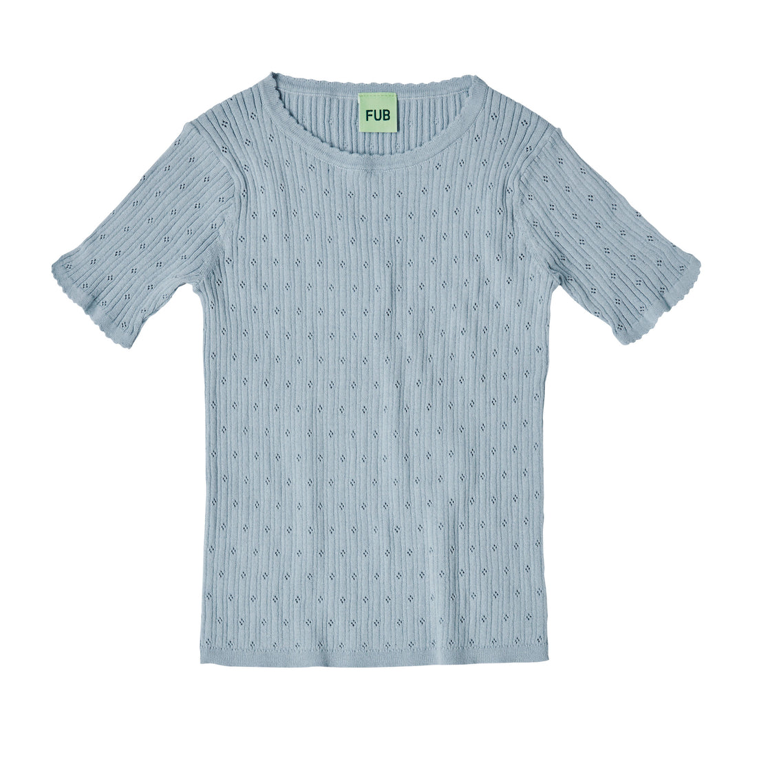 FUB Cloud Pointelle Top