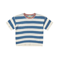 FUB Ecru/Washed Indigo Thick Striped Top