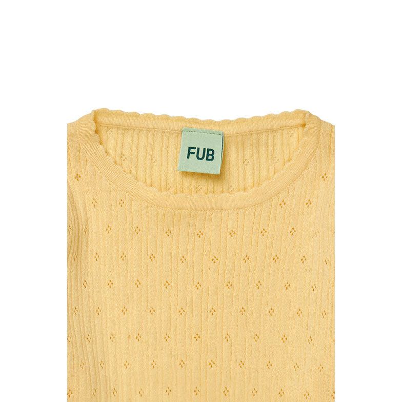 FUB Vanilla Pointelle Top
