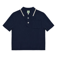 FUB Dark Navy Rib Polo