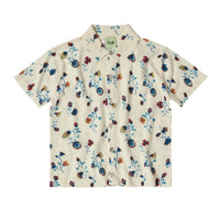 FUB Ecru/Flower Printed Knit Shirt
