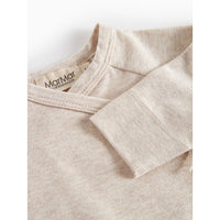 MarMar Copenhagen Light Beige Melange Tut Wrap LS Tee