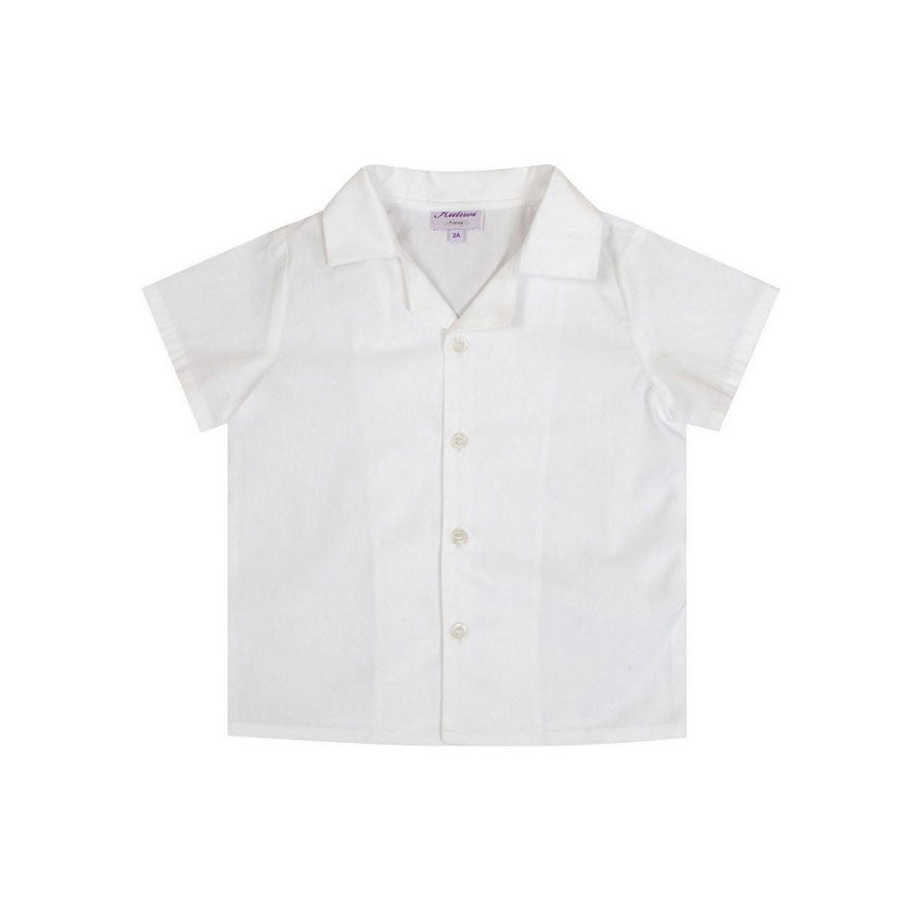 Kidiwi White Poplin Lupin Shirt