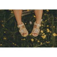 Donsje Gold Metalic Nubuck Tuti Fields Baby  Sandals