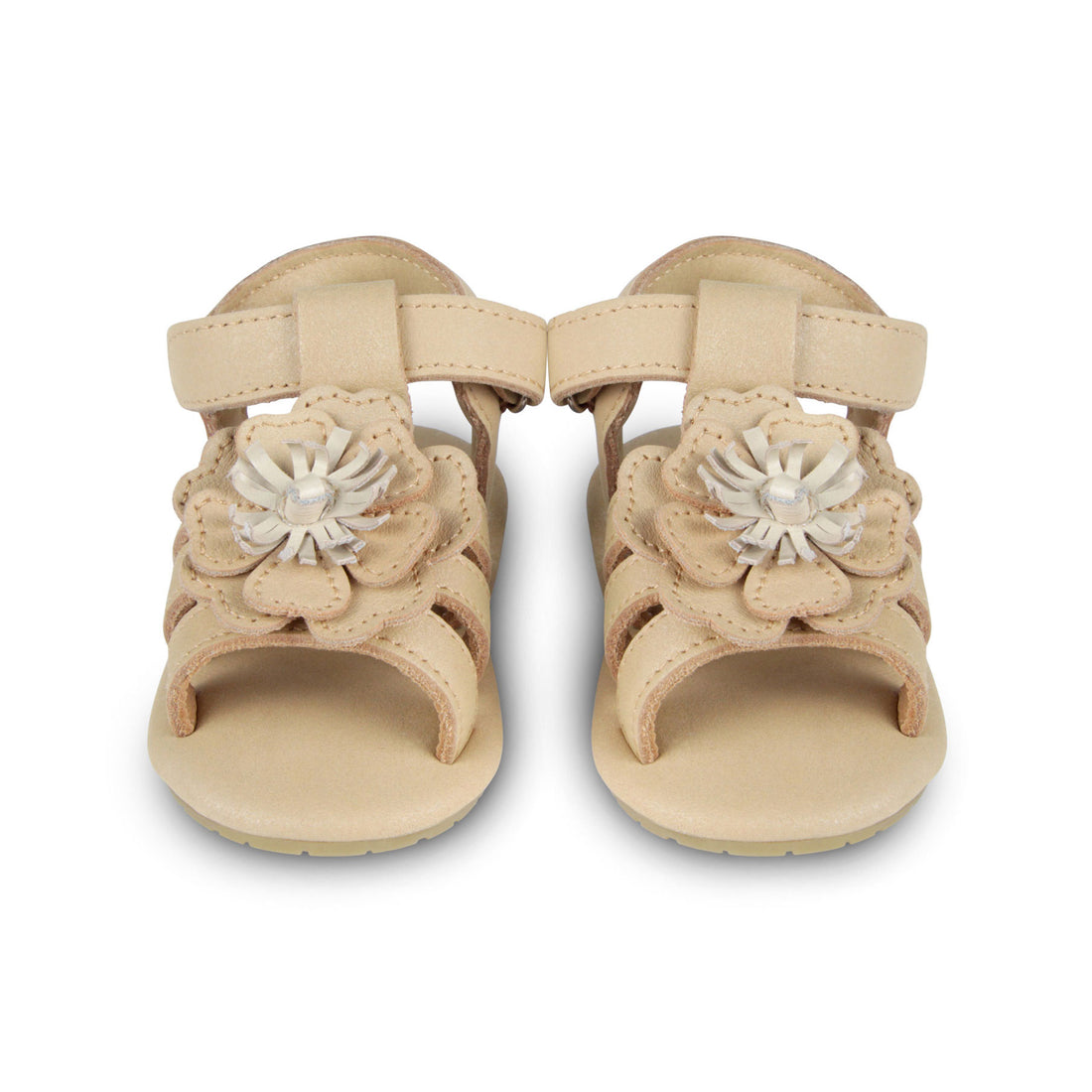 Donsje Gold Metalic Nubuck Tuti Fields Baby  Sandals