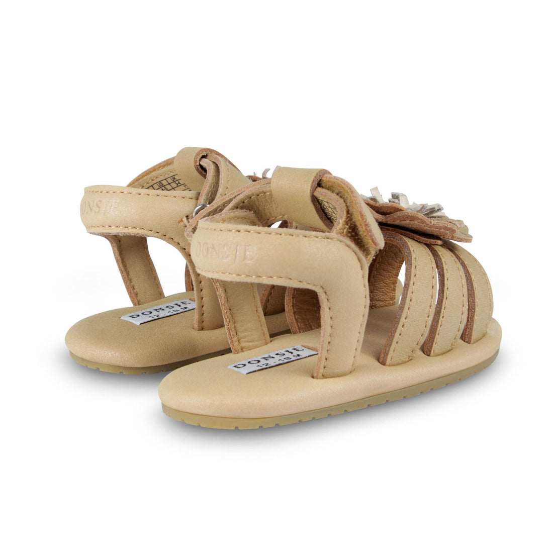 Donsje Gold Metalic Nubuck Tuti Fields Baby  Sandals