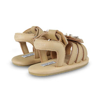 Donsje Gold Metalic Nubuck Tuti Fields Baby  Sandals