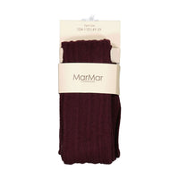 Marmar Copenhagen Deep Mulberry Pointelle Tights