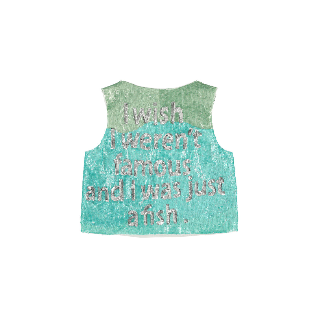 Caroline Bosmans Multi Sequin Top