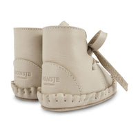 Donsje Ivory Classic Leather Booties