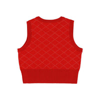 Morley Red Sleeveless Tapioca Pullover