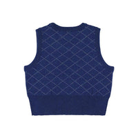 Morley Indigo Sleeveless Tapioca Pullover