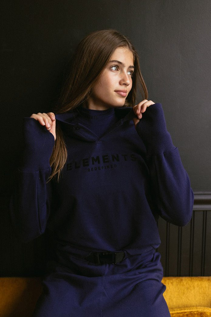 ELEMENTS Midnight Polo Sweatshirt