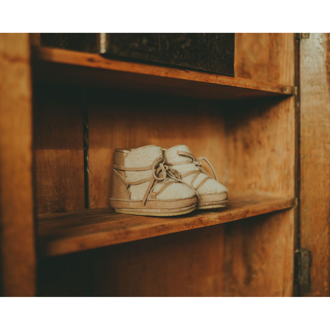Donsje Lilac Nubuck Cassi  Lining Baby Boot