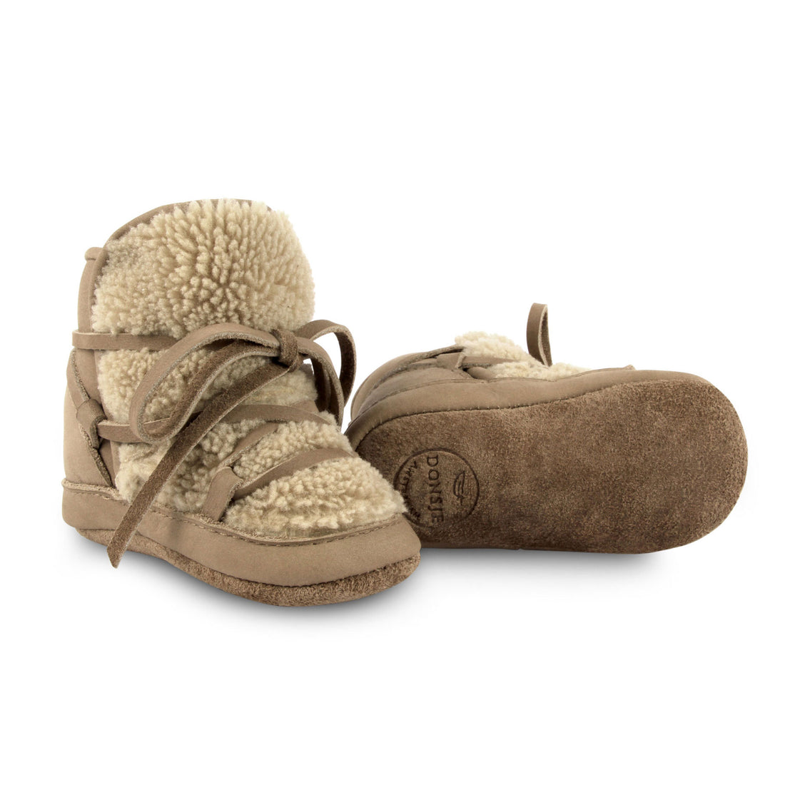 Donsje Lilac Nubuck Cassi  Lining Baby Boot