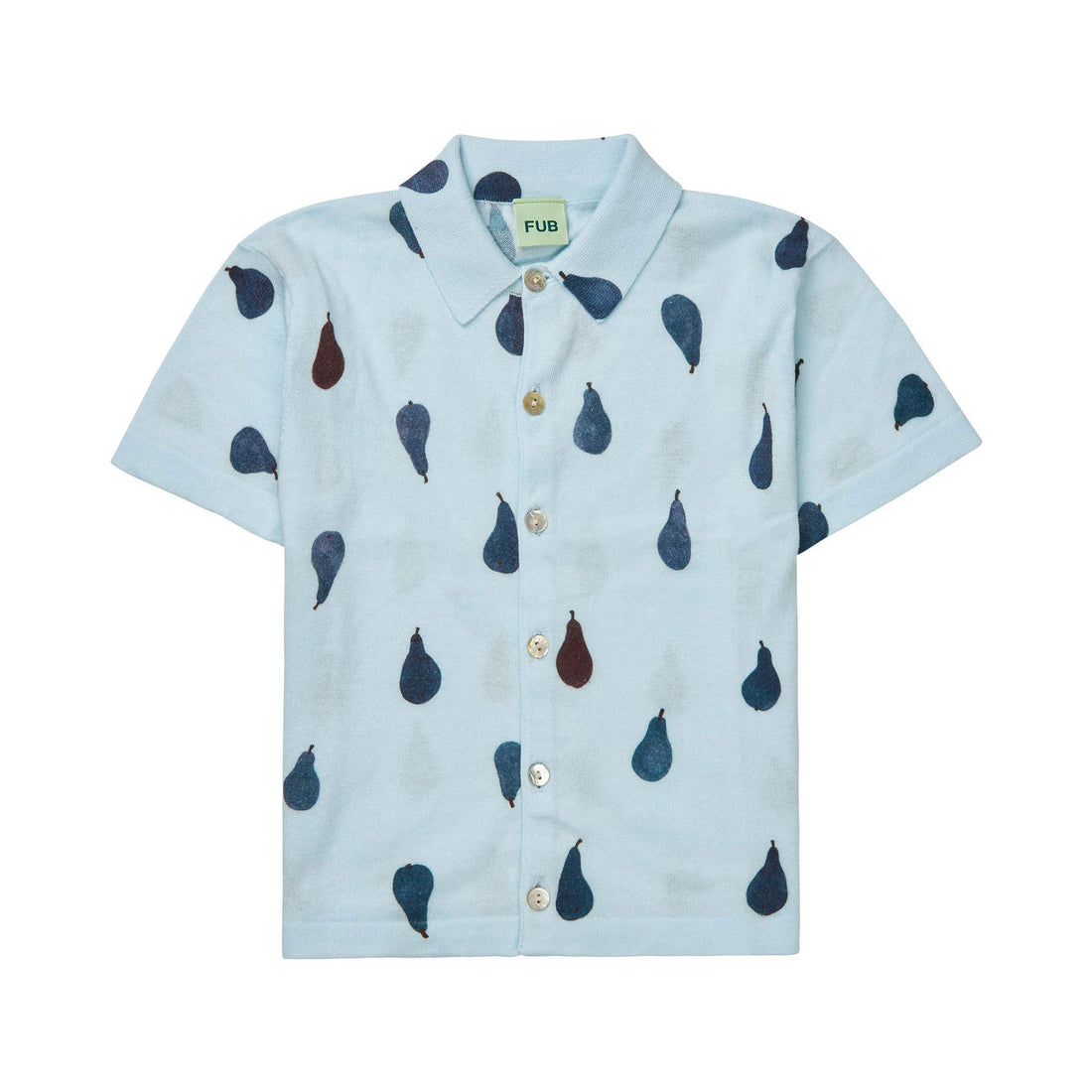 FUB Light Blue/Pear Printed Shirt