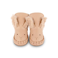 Donsje Light Rust Leather Fluffy Bunny Baby Boot