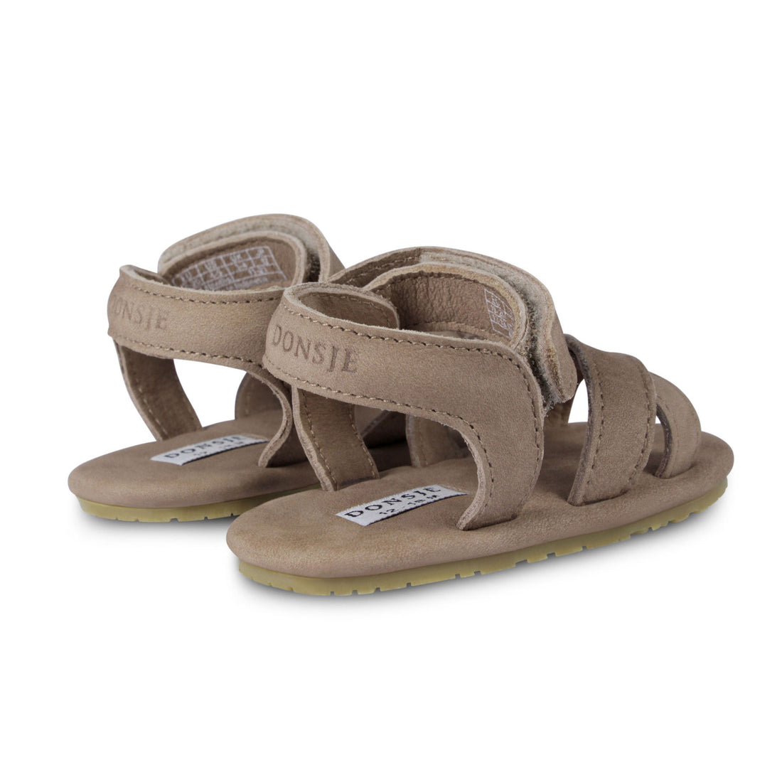 Donsje Truffle Nubuck Tobi Baby Sandals